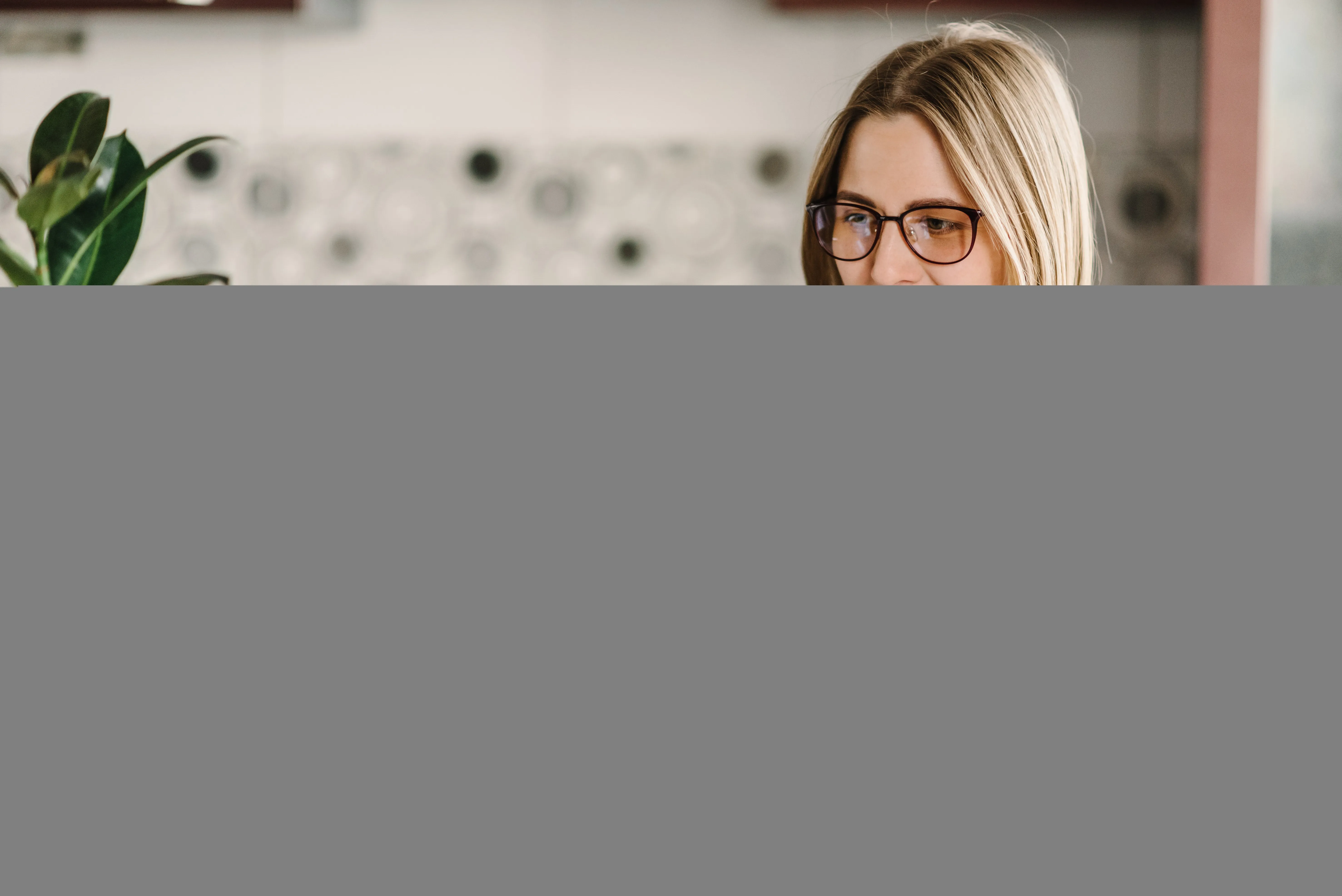 Home work. Woman working, learns and using laptop computer on table in home office. Freelance. Writing, typing. Communication and technology concept. Paperwork.